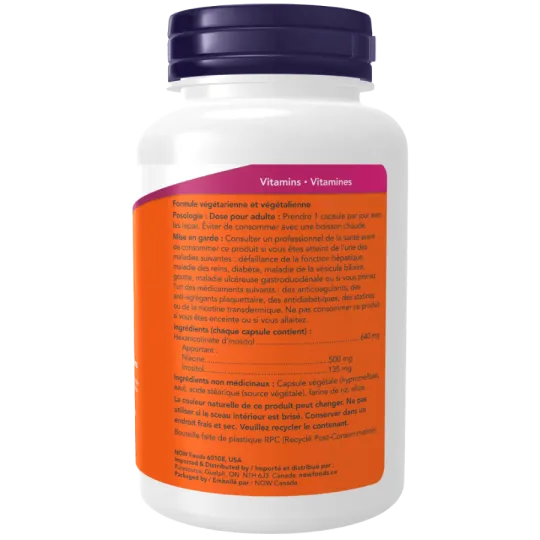 NOW Foods Flush-Free Niacin 500mg, 90 Veg Capsule | Unbeatable Prices, Daily Deals | VITASHOP