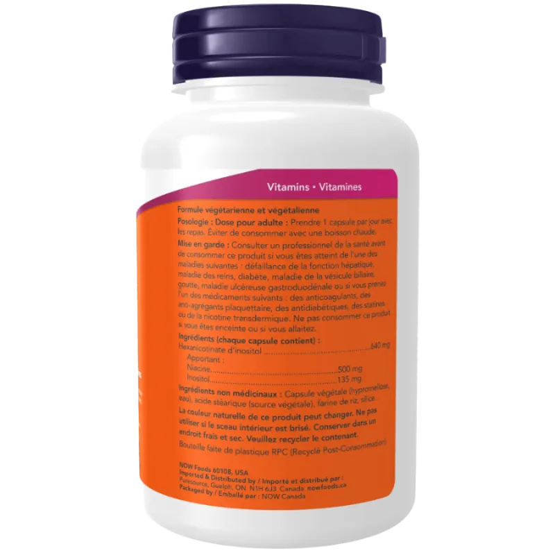 NOW Foods Flush-Free Niacin 500mg, 90 Veg Capsule | Unbeatable Prices, Daily Deals | VITASHOP