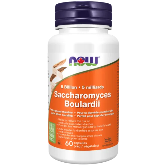 NOW Foods Saccharomyces Boulardii 5 Billion, 60 Veg Capsules | 每天不同折扣, 全网最低价格 | 种类齐全的保健品店铺 VITASHOP, 只有你想不到, 没有你买不到 !