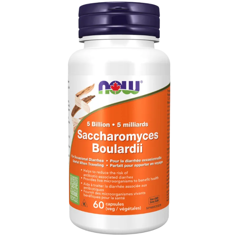 NOW Foods Saccharomyces Boulardii 5 Billion, 60 Veg Capsules | 每天不同折扣, 全网最低价格 | 种类齐全的保健品店铺 VITASHOP, 只有你想不到, 没有你买不到 !