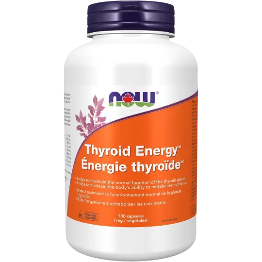 NOW Foods Thyroid Energy, 180 Capsules | 每天不同折扣, 全网最低价格 | 种类齐全的保健品店铺 VITASHOP, 只有你想不到, 没有你买不到 !