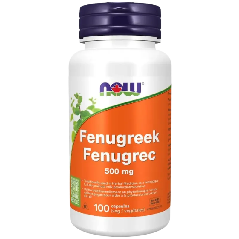 NOW Foods Fenugreek 500 mg, 100 Capsules | 每天不同折扣, 全网最低价格 | 种类齐全的保健品店铺 VITASHOP, 只有你想不到, 没有你买不到 !
