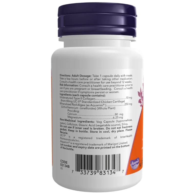 UC-II Collagène non dénaturé 40 mg, 60 gélules végétales | Safest & Easiest Shopping Vitamins Online | VITASHOP