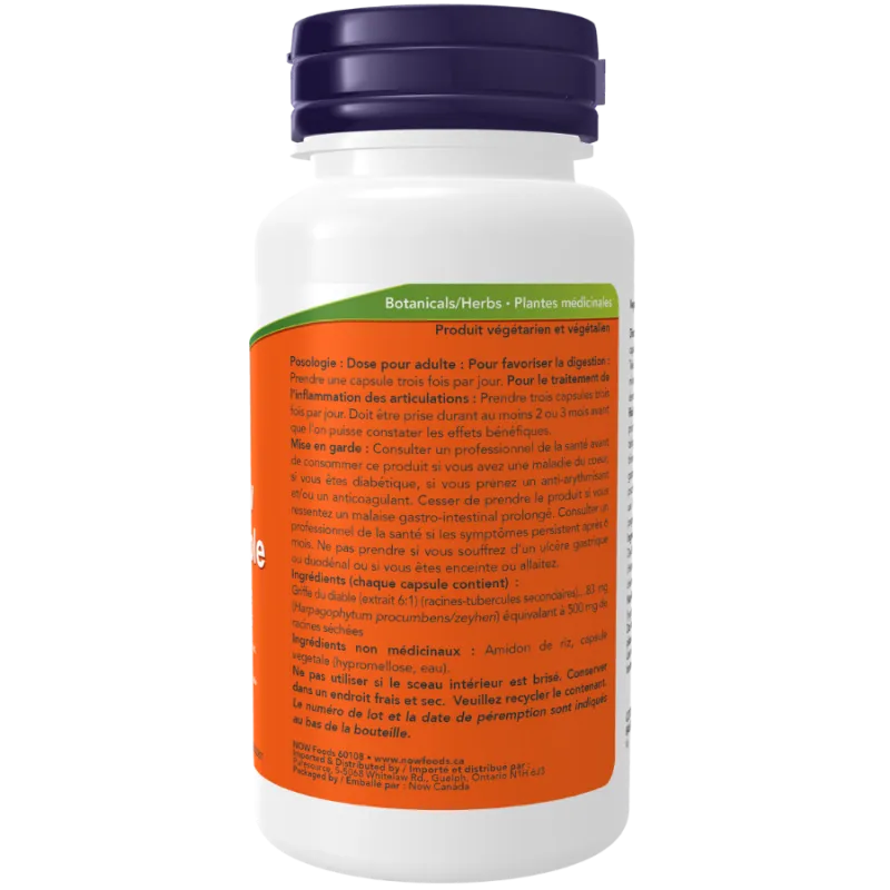 NOW Foods Devil's Claw, 100 Capsules | Unbeatable Prices, Daily Deals | VITASHOP