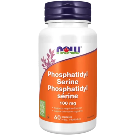 NOW Foods Phosphatidyl Serine 100 mg, 60 Veg Capsules | Unbeatable Prices, Daily Deals | VITASHOP