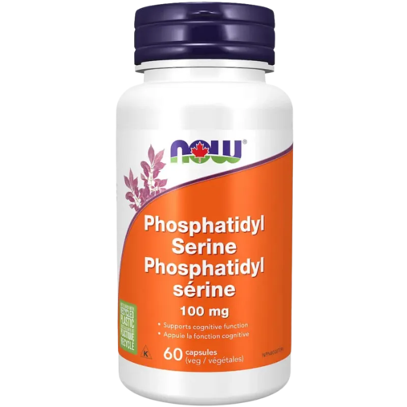 NOW Foods Phosphatidyl Serine 100 mg, 60 Veg Capsules | Unbeatable Prices, Daily Deals | VITASHOP