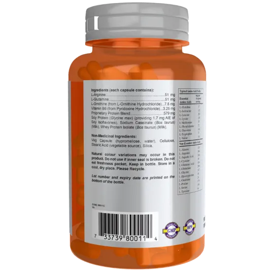 NOW Foods Amino Complex, 120 Capsules | Unbeatable Prices, Daily Deals | VITASHOP