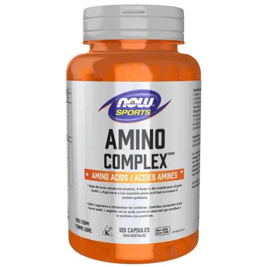 NOW Foods Amino Complex, 120 Capsules | Unbeatable Prices, Daily Deals | VITASHOP