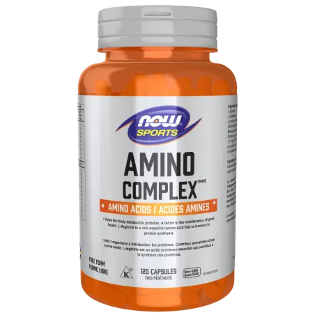 NOW Foods Amino Complex, 120 Capsules | Unbeatable Prices, Daily Deals | VITASHOP