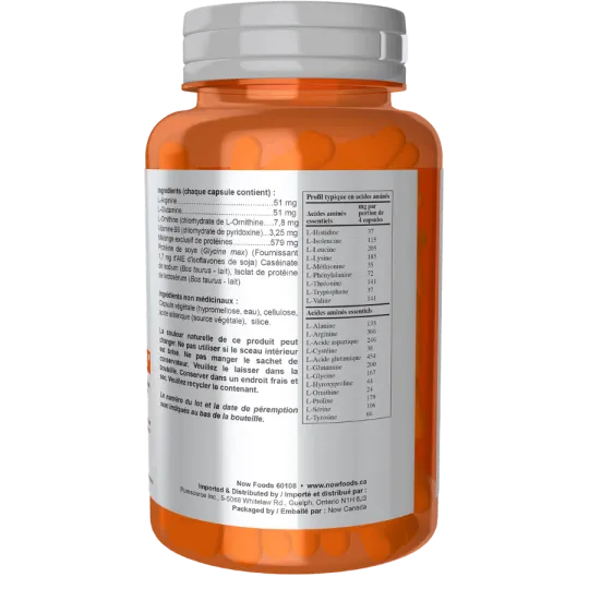 NOW Foods Amino Complex, 120 Capsules | Unbeatable Prices, Daily Deals | VITASHOP