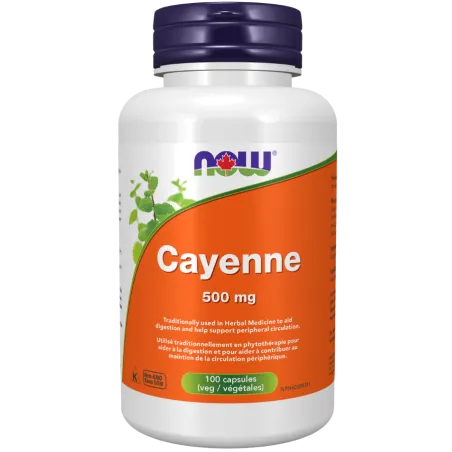Cayenne 500 mg, 100 Gélules | Safest & Easiest Shopping Vitamins Online | VITASHOP
