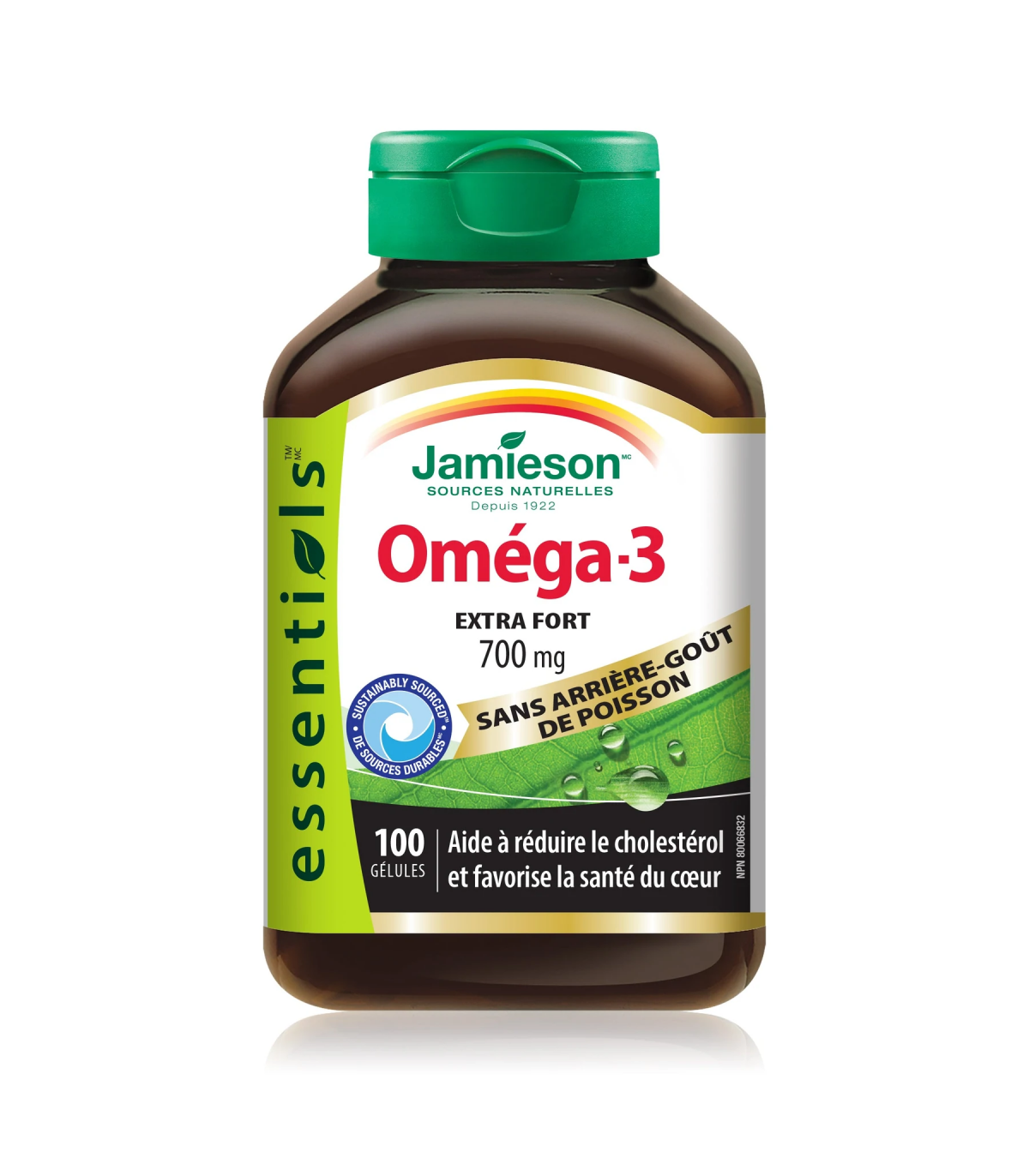 Jamieson Extra Strength Omega-3 700 mg No Fishy Aftertaste 100 Softgels | Unbeatable Prices, Daily Deals | VITASHOP