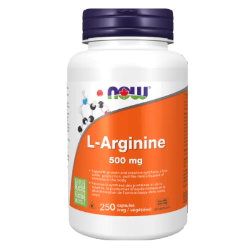NOW Foods L-Arginine 500 mg, 250 Capsules | 每天不同折扣, 全网最低价格 | 种类齐全的保健品店铺 VITASHOP, 只有你想不到, 没有你买不到 !