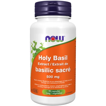 NOW Foods Holy Basil Extract 500 mg, 90 Veg Capsules | Unbeatable Prices, Daily Deals | VITASHOP
