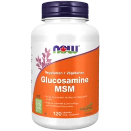 NOW Foods Vegetarian Glucosamine & MSM, 120 Veg Capsules | Unbeatable Prices, Daily Deals | VITASHOP