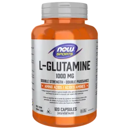 NOW Foods L-Glutamine 1000 mg, 120 Capsules | Unbeatable Prices, Daily Deals | VITASHOP