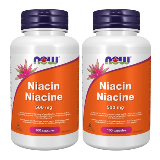 NOW Foods Niacin 500 mg, 100 캡슐 | 불가 가격, 일일 상품 | VITASHOP