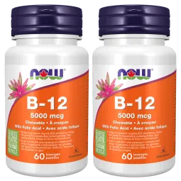B-12 5000 mcg, 60 pastilles | Safest & Easiest Shopping Vitamins Online | VITASHOP