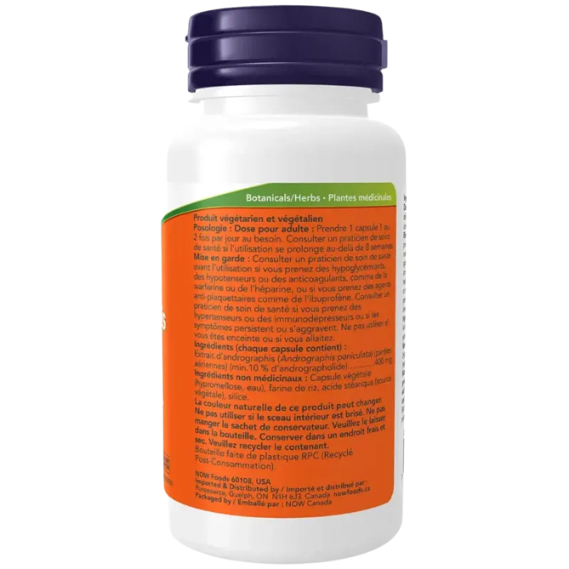 NOW Foods Andrographis Extract 400 mg, 90 Veg Capsules | Unbeatable Prices, Daily Deals | VITASHOP