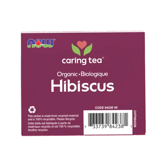 Sachets de thé à l’hibiscus biologique, 24 sachets | Safest & Easiest Shopping Vitamins Online | VITASHOP