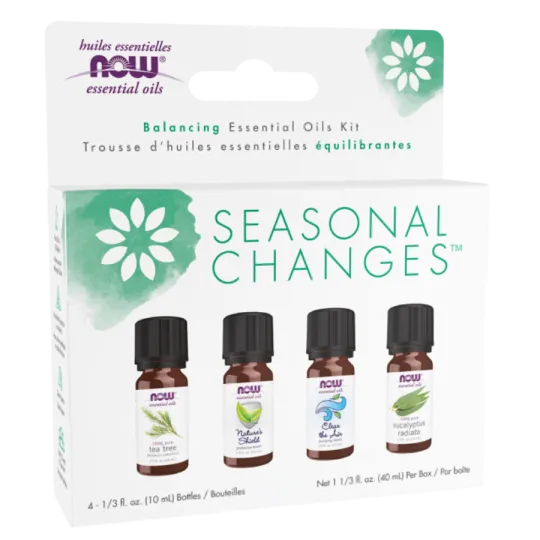 NOW Foods Seasonal Changes Balancing Essential Oils Kit, 4*10 mL | Unbeatable Prices, Daily Deals | VITASHOP
