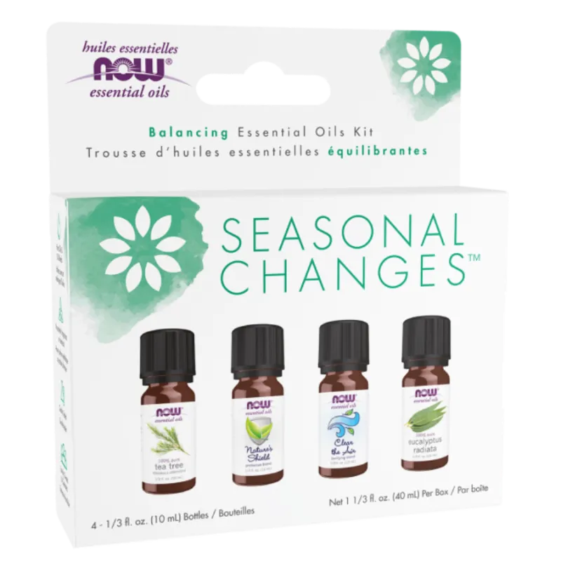 NOW Foods Seasonal Changes Balancing Essential Oils Kit, 4*10 mL | Unbeatable Prices, Daily Deals | VITASHOP