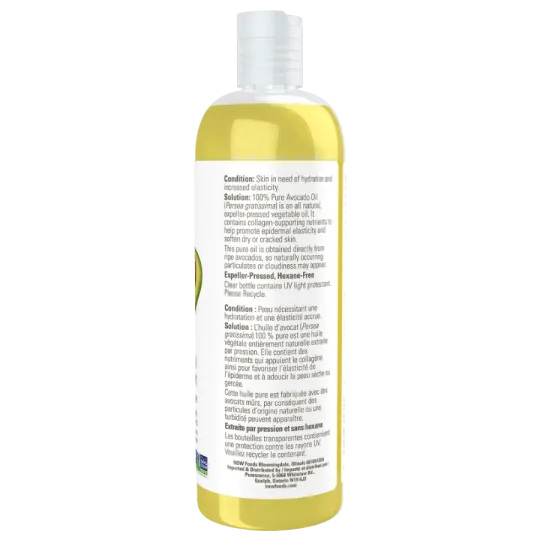 Huile d’avocat, 473 mL | Safest & Easiest Shopping Vitamins Online | VITASHOP