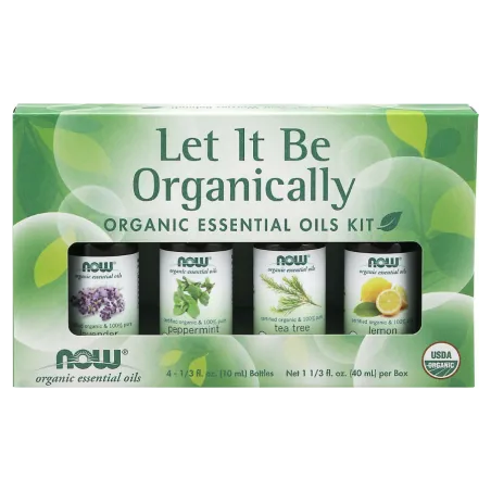 Kit d’huiles essentielles Let It Be Organicly, 4 * 10 mL | Safest & Easiest Shopping Vitamins Online | VITASHOP