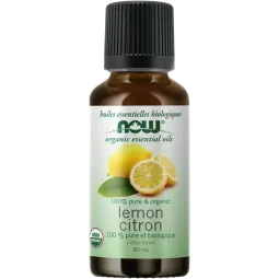 NOW Foods Organic Lemon Oil, 30 mL | Unbeatable Prices, Daily Deals | VITASHOP