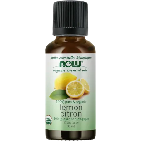 Huile de citron biologique, 30 mL | Safest & Easiest Shopping Vitamins Online | VITASHOP