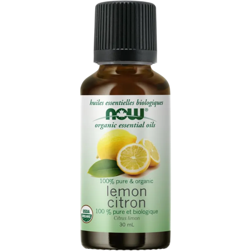 Huile de citron biologique, 30 mL | Safest & Easiest Shopping Vitamins Online | VITASHOP