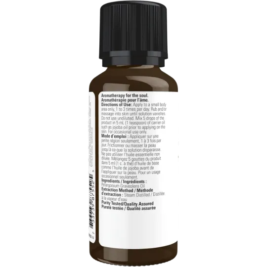 NOW Foods Geranium Oil, 30 mL | Unbeatable Prices, Daily Deals | VITASHOP