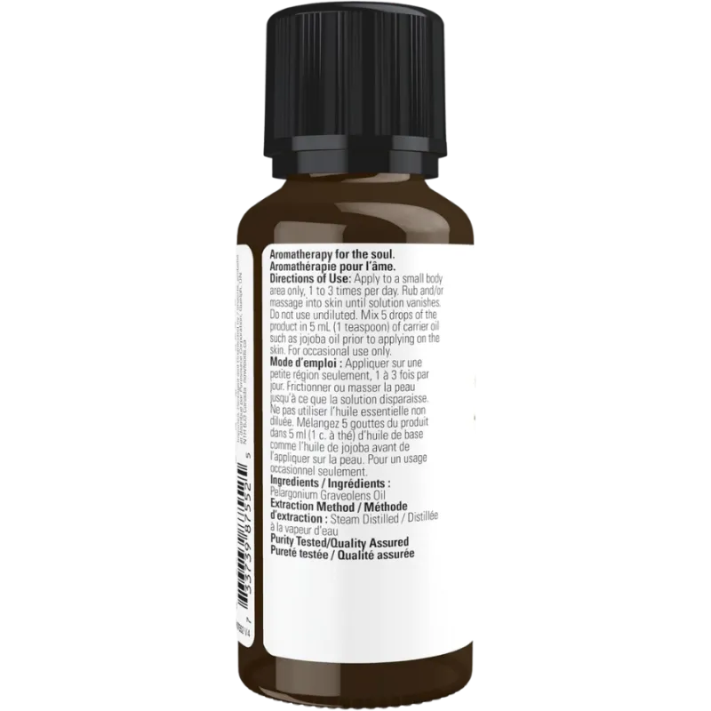 Huile de géranium, 30 mL | Safest & Easiest Shopping Vitamins Online | VITASHOP