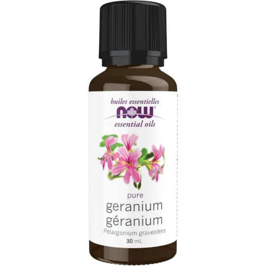 NOW Foods Geranium Oil, 30 mL | Unbeatable Prices, Daily Deals | VITASHOP