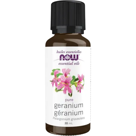 NOW Foods Geranium Oil, 30 mL | Unbeatable Prices, Daily Deals | VITASHOP
