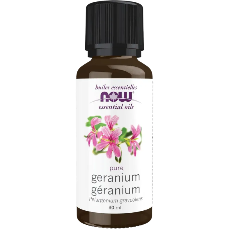 NOW Foods Geranium Oil, 30 mL | Unbeatable Prices, Daily Deals | VITASHOP