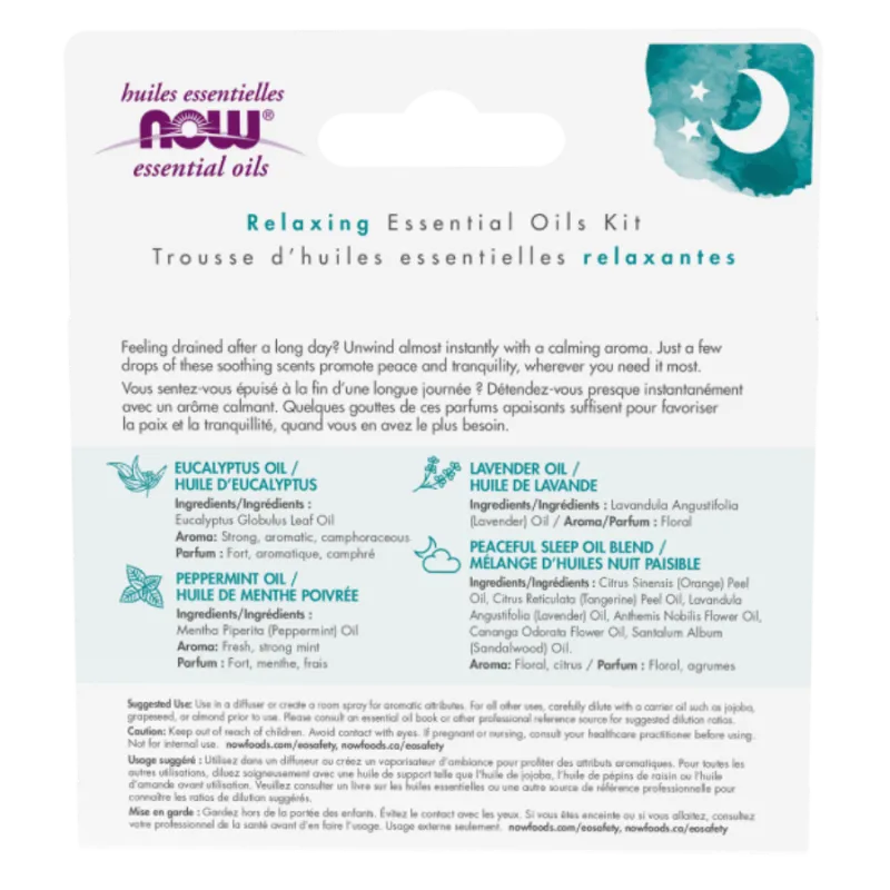 Kit d’huiles essentielles Let There Be Peace & Quiet, 4 * 10 mL | Safest & Easiest Shopping Vitamins Online | VITASHOP