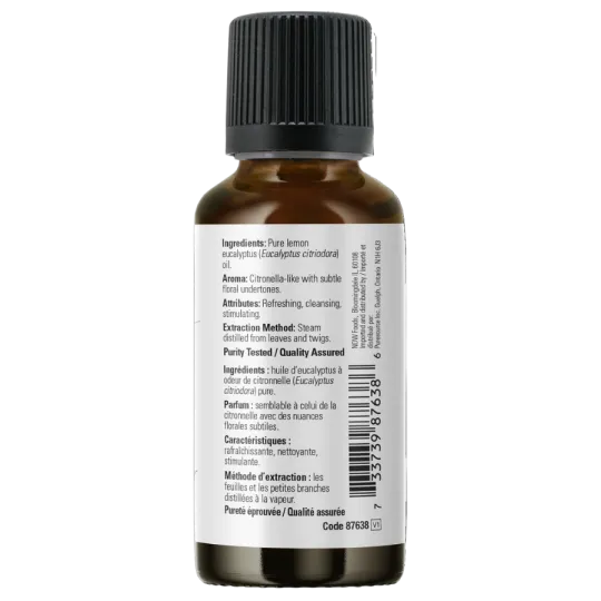 NOW Foods Lemon Eucalyptus Oil, 30 mL | Unbeatable Prices, Daily Deals | VITASHOP