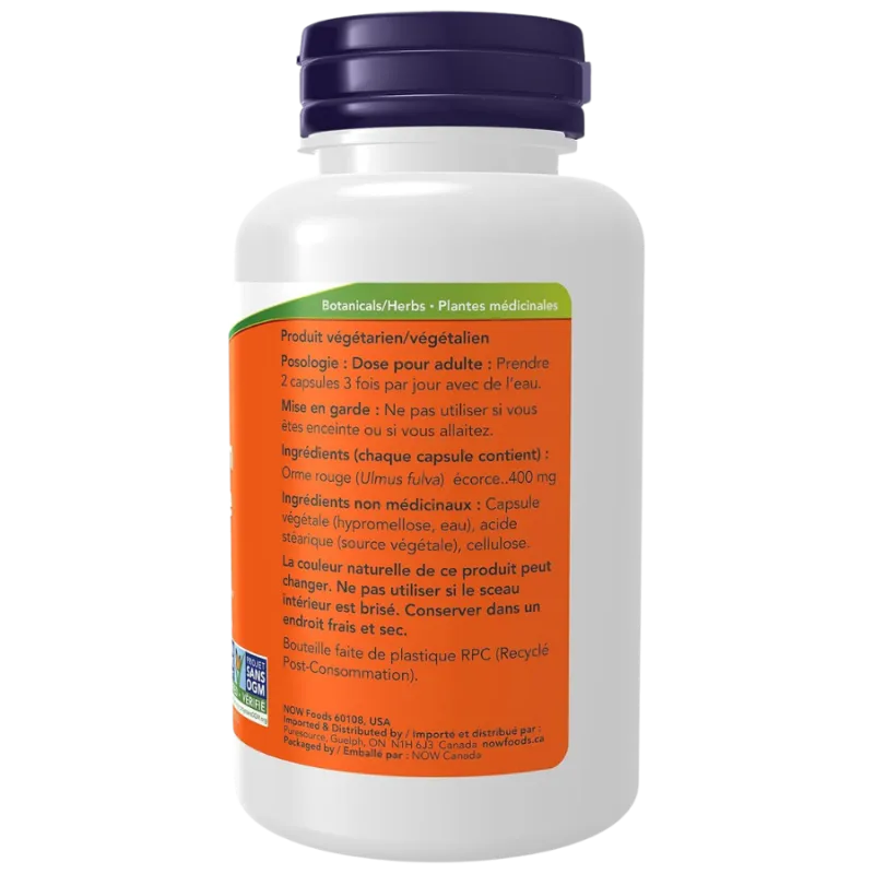 NOW Foods 나우 푸드 슬리퍼리 엘름 400 mg, 100 캡슐 | 매일 업데이트되는 특가 상품 | VITASHOP