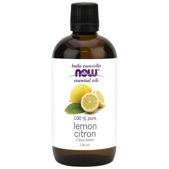 NOW Foods Lemon Oil, 118 mL | 每天不同折扣, 全网最低价格 | 种类齐全的保健品店铺 VITASHOP, 只有你想不到, 没有你买不到 !