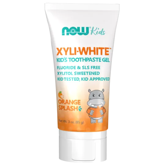 NOW Foods Kids Xyliwhite Toothpaste Gel Orange, 85 g | Unbeatable Prices, Daily Deals | VITASHOP