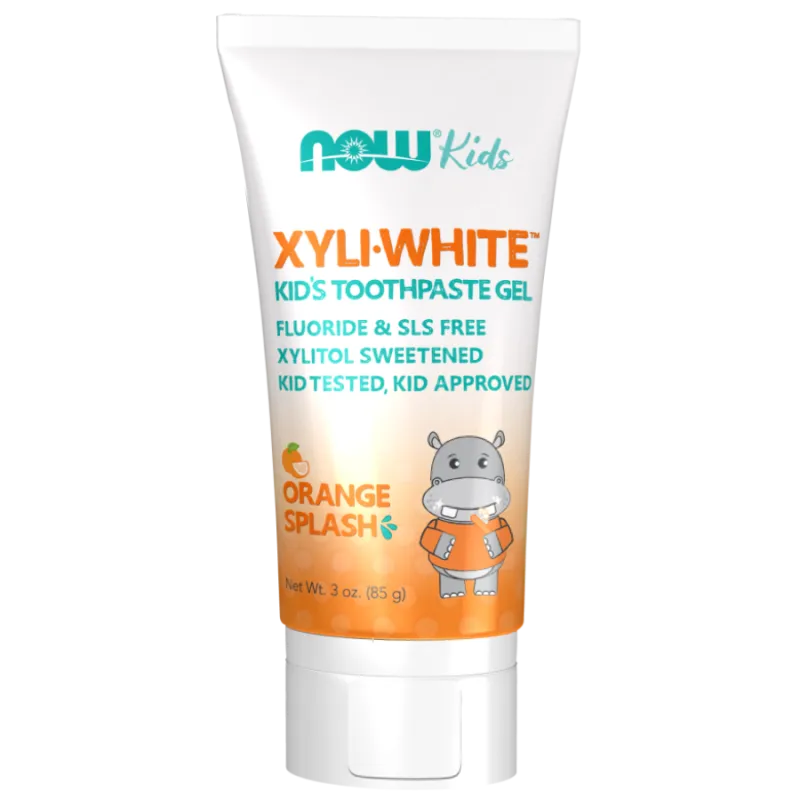 NOW Foods Kids Xyliwhite Toothpaste Gel Orange, 85 g | Unbeatable Prices, Daily Deals | VITASHOP