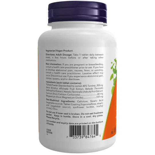 Triphala 500 mg, 120 comprimés | Safest & Easiest Shopping Vitamins Online | VITASHOP