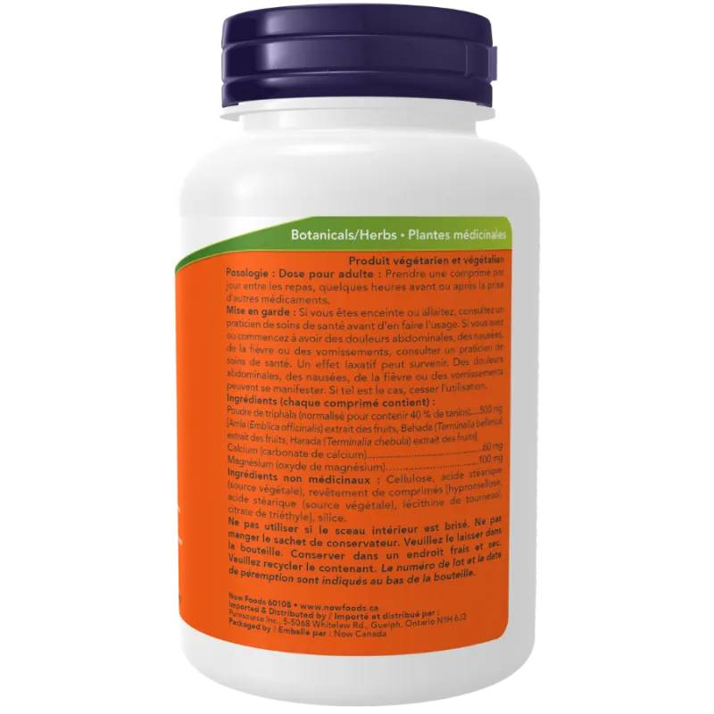 NOW Foods Triphala 500 mg, 120 Tablets | Unbeatable Prices, Daily Deals | VITASHOP