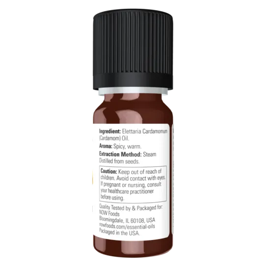 NOW Foods Cardamom Oil, 10 mL | 每天不同折扣, 全网最低价格 | 种类齐全的保健品店铺 VITASHOP, 只有你想不到, 没有你买不到 !