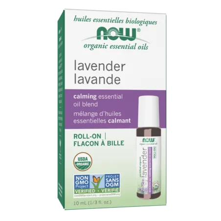 NOW Foods Organic Lavender EO Roll-On, 10 mL | Unbeatable Prices, Daily Deals | VITASHOP