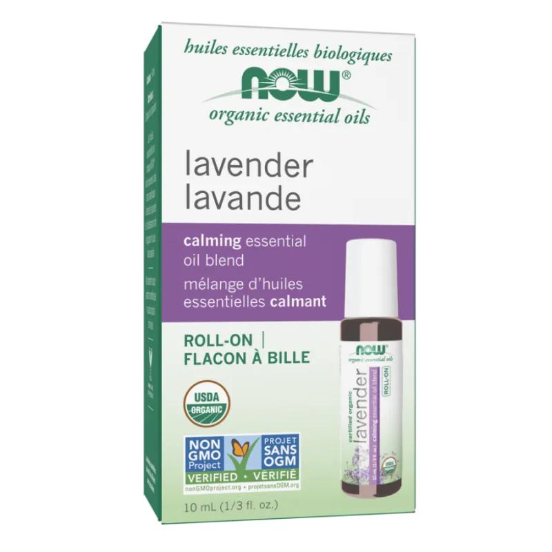 Lavande biologique EO Roll-On, 10 mL | Safest & Easiest Shopping Vitamins Online | VITASHOP