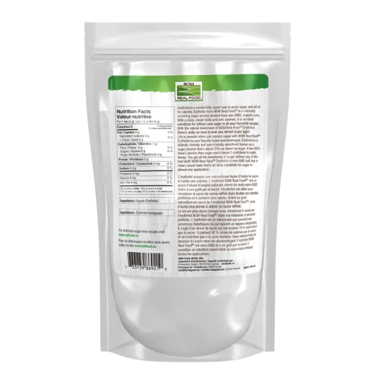 Érythritol biologique, 454 g | Safest & Easiest Shopping Vitamins Online | VITASHOP