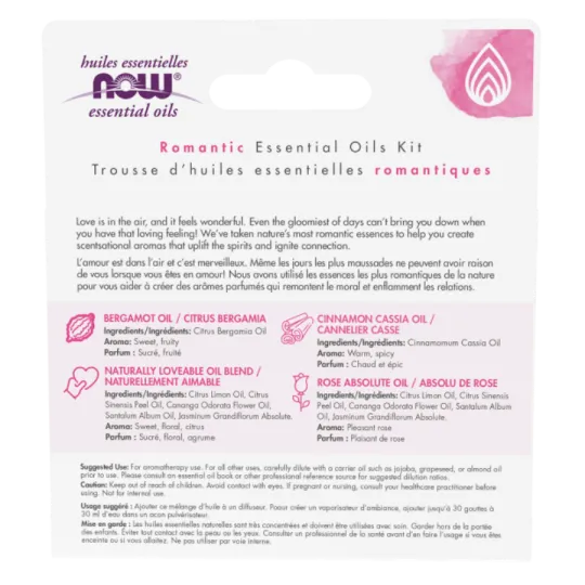 NOW Foods 나우 푸드 Love at First Scent 에센셜 오일 키트, 4*10mL | 매일 업데이트되는 특가 상품 | VITASHOP