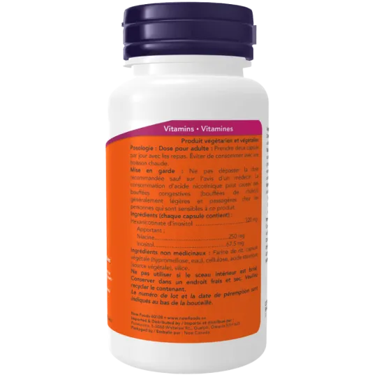 NOW Foods 나우 푸드 나이아신 홍조 없음 250mg 90 식물성 캡슐 | 매일 업데이트되는 특가 상품 | VITASHOP